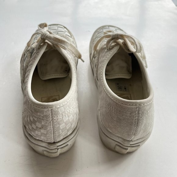 VANS Platform Checkered White Women Size 7 Mens Size 5.5 Leather Skate Sneakers - Picture 3 of 6